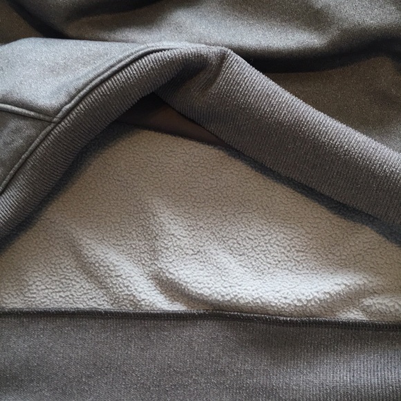 Under Armour Gray Hoodie with Neon Green Logo - Picture 6 of 7